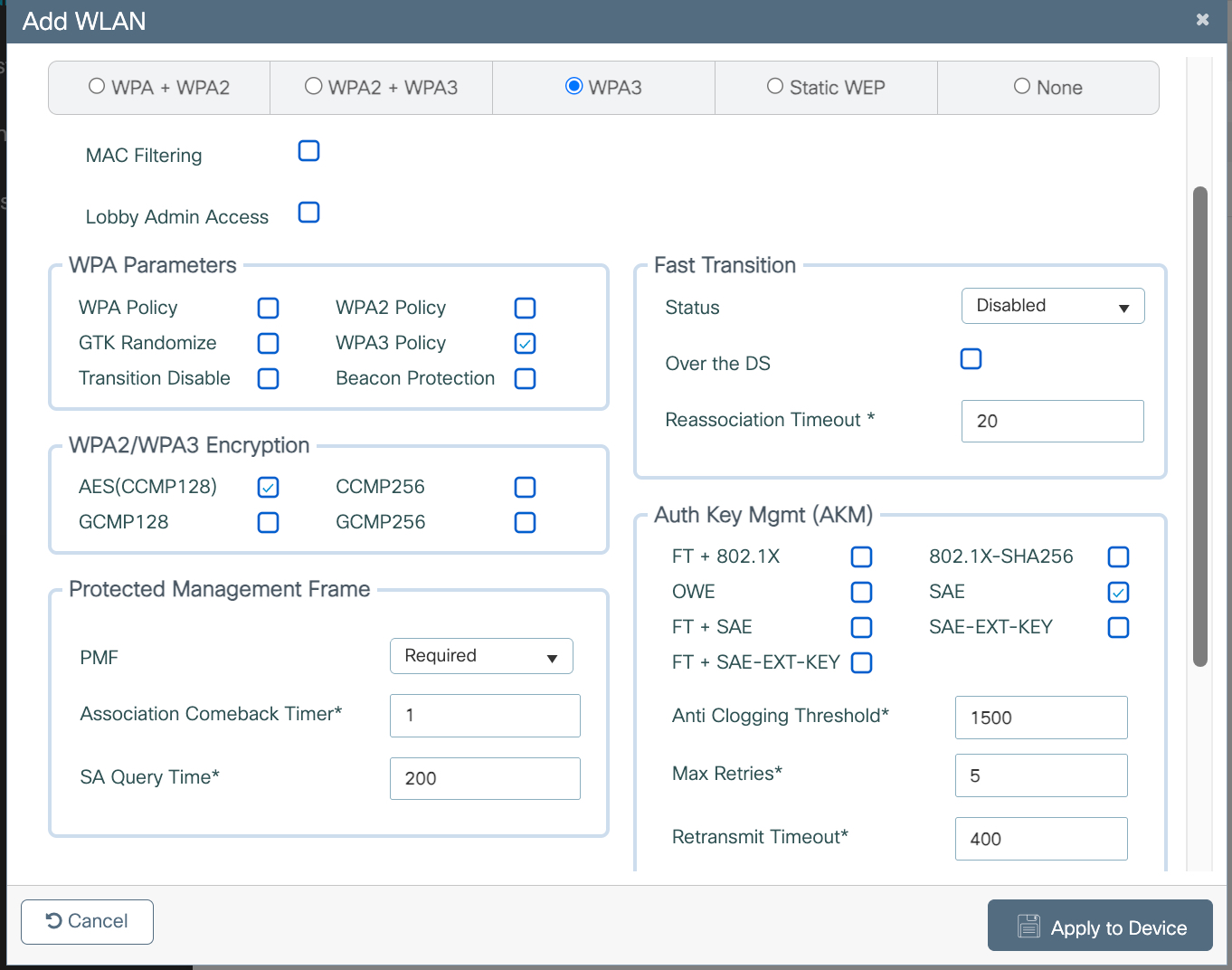Separate AKMs Between SSIDs: Why WPA3 “Transition Mode” Shouldn’t Be a Permanent Design