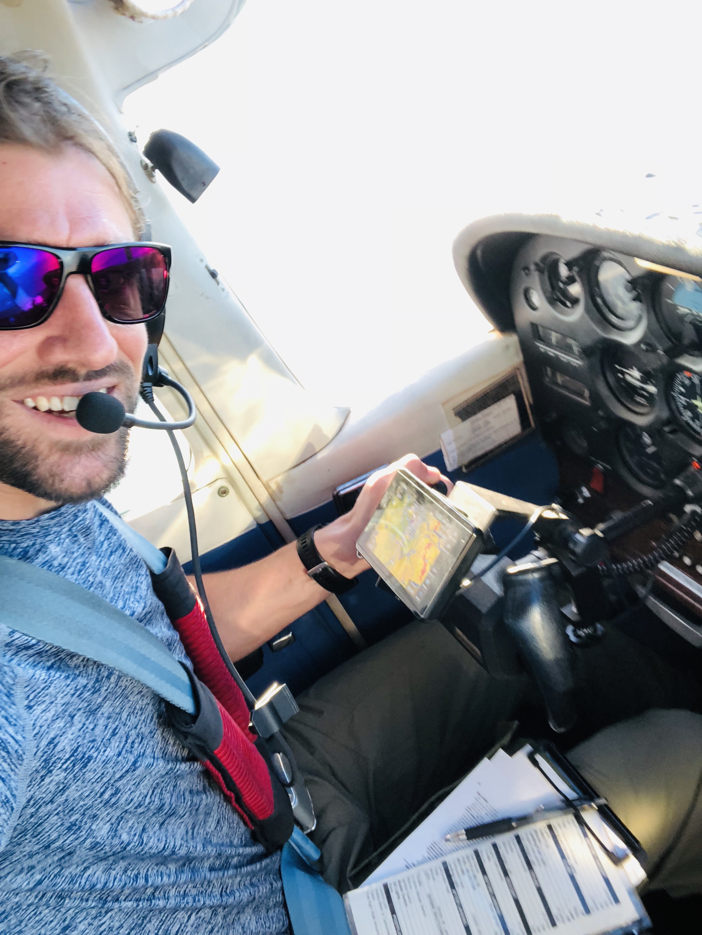 Wade Gerencser, pilot and wireless engineer
